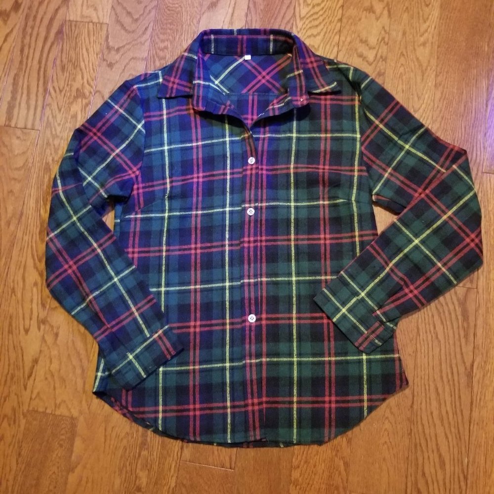 Flannel shirt, youth XXL